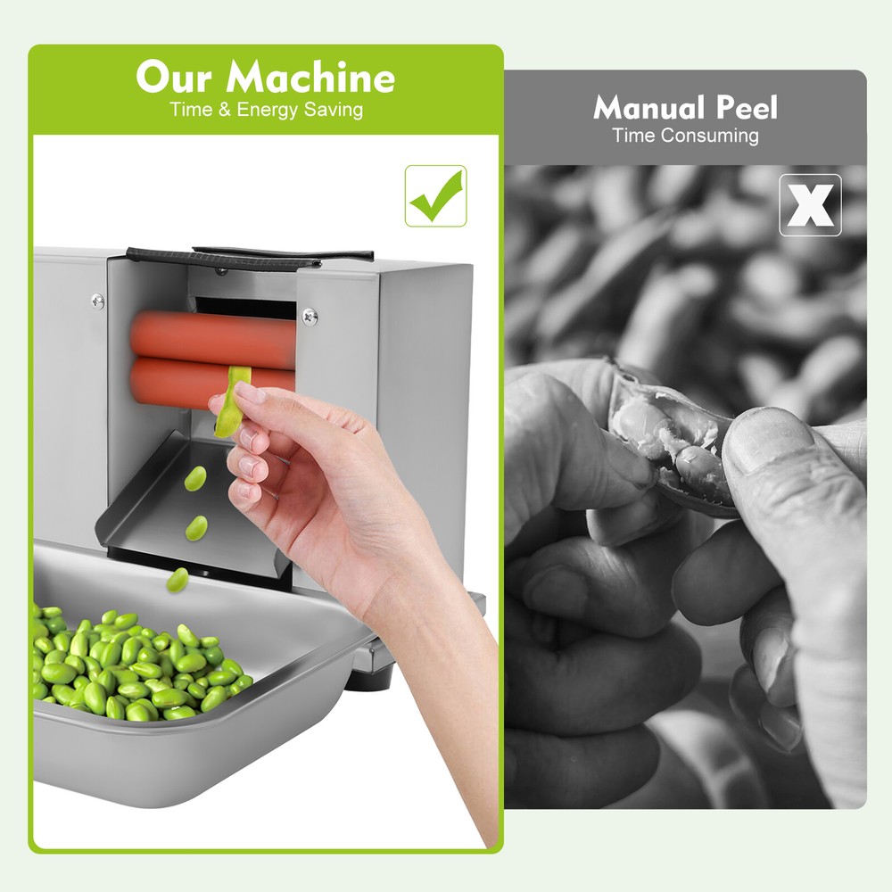 Semi-automatic Beans Sheller Shelling Machine Pea Peeling Machine 110V 220V