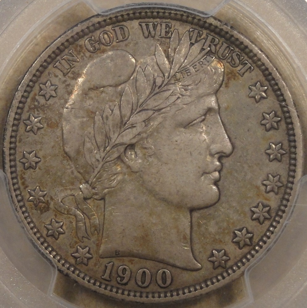 1900 Barber Half Dollar 50c PCGS Certified XF45