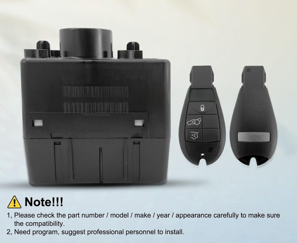 09-12 Dodge Ram 1500 WIN Module Wireless Ignition Node -Programmed w/Keys