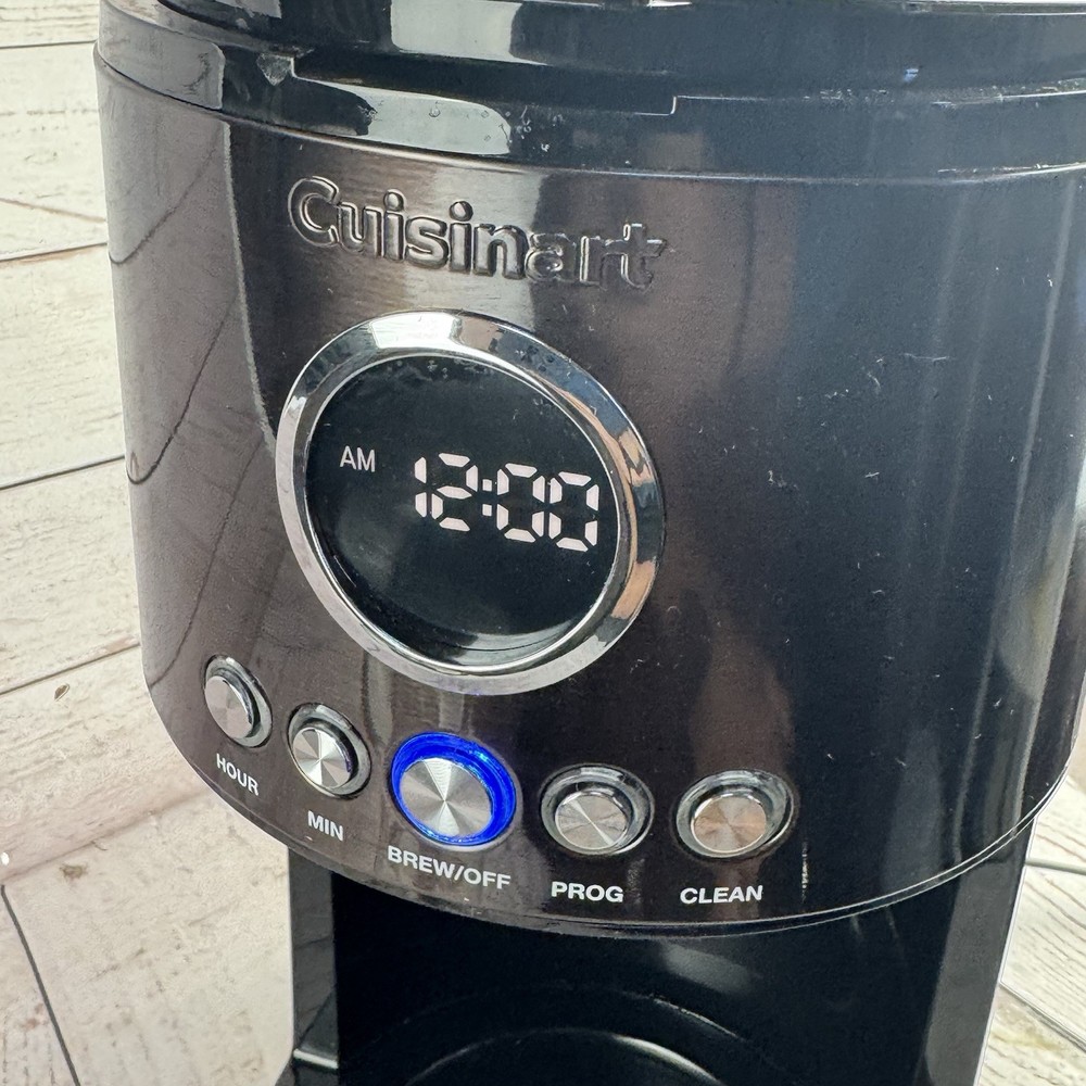 Cuisinart Brew Central 12 Cup Programmable Coffee Maker Black Stainless Steel