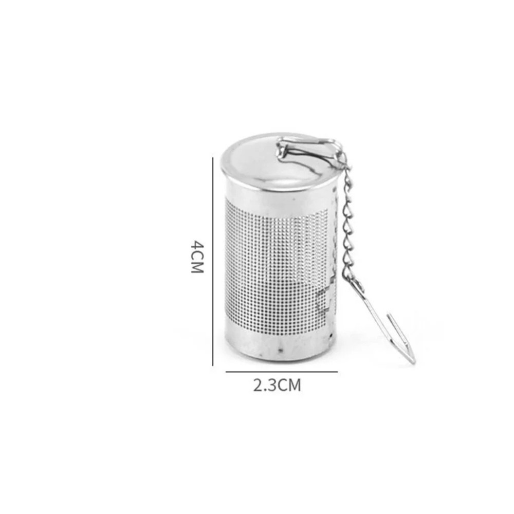 Stainless Steel Tea Infuser Strainer Set – Fine Mesh Ball with Chain Hook