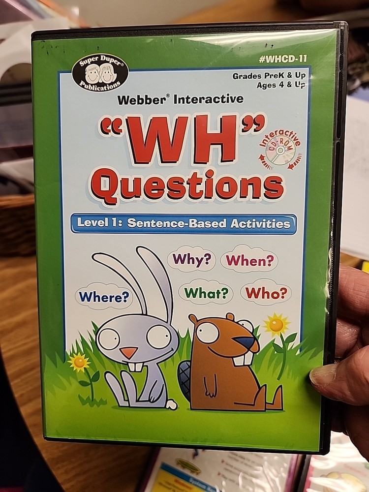 4 Super Duper - Webber WH Questions & GRAMMAR CD-ROM