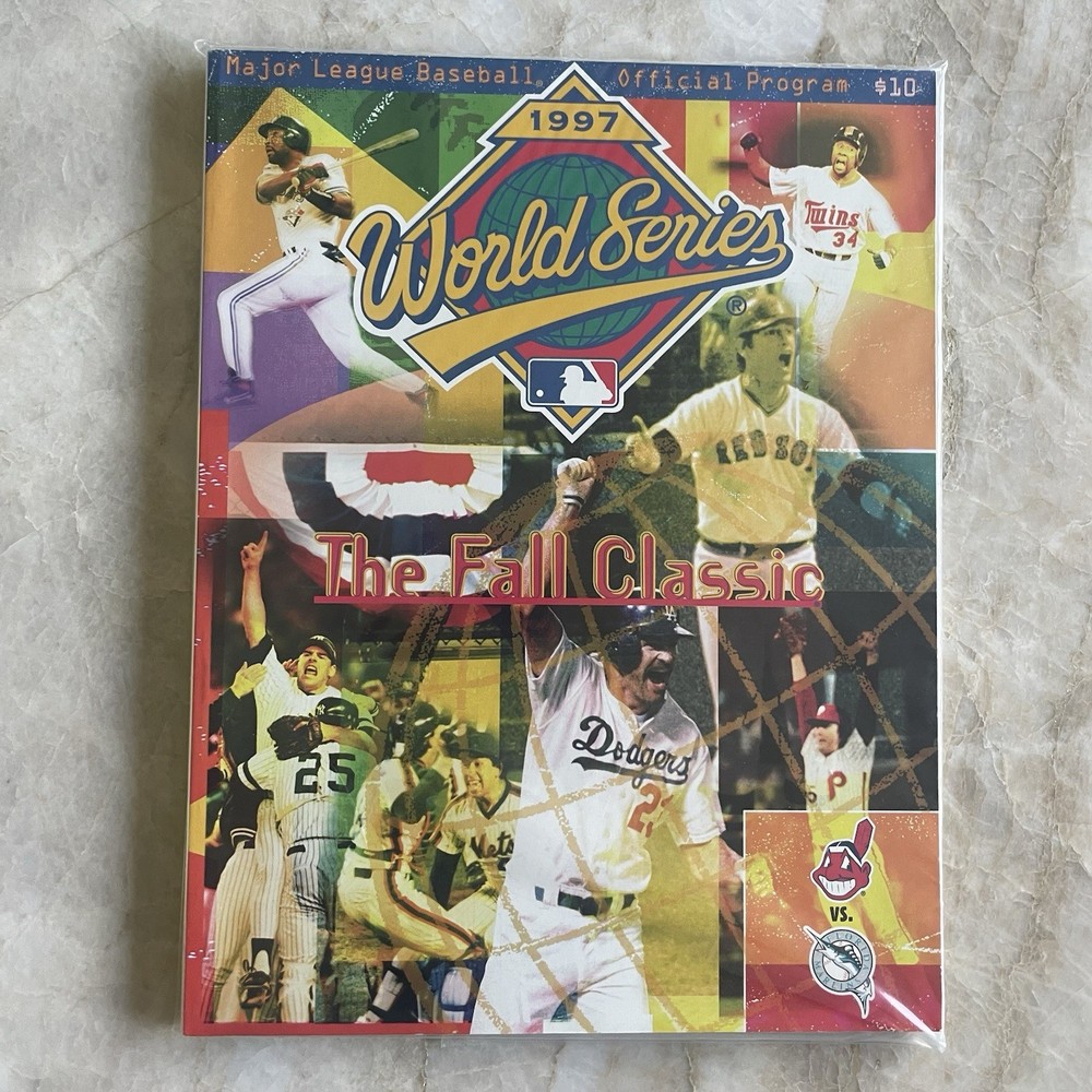 Major League Baseball Official Program 1997 World Series The Fall Classic