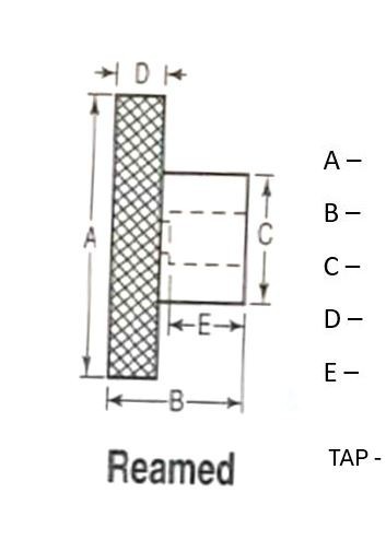 Stainless Steel Reamed Knobs 3/16" - 1/2"