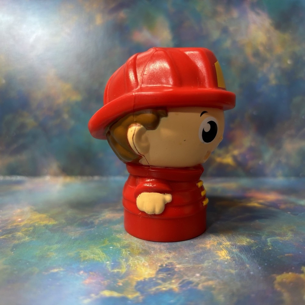 Mega Bloks First Builders Fireman Red Outfit Figure
