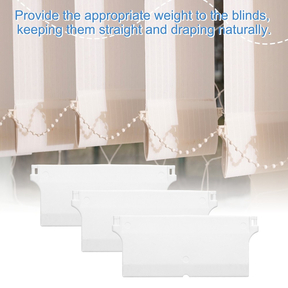5Pcs Vertical Blind Weights 115mm Plastic Vertical Blind Bottom Weights