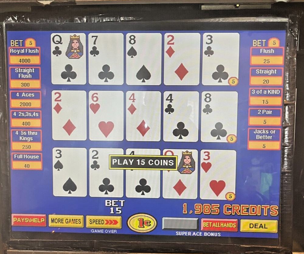 IGT Triple Five Play Multi-Hand Poker Software