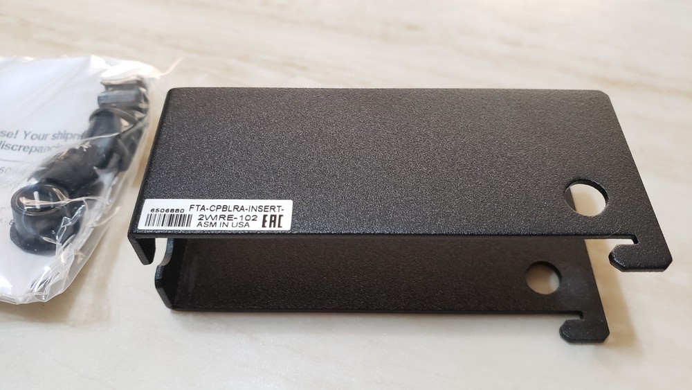 Crestron FTA-CBLRA-INSERT-2WIRE-102 Cable Retractor Spacer Insert