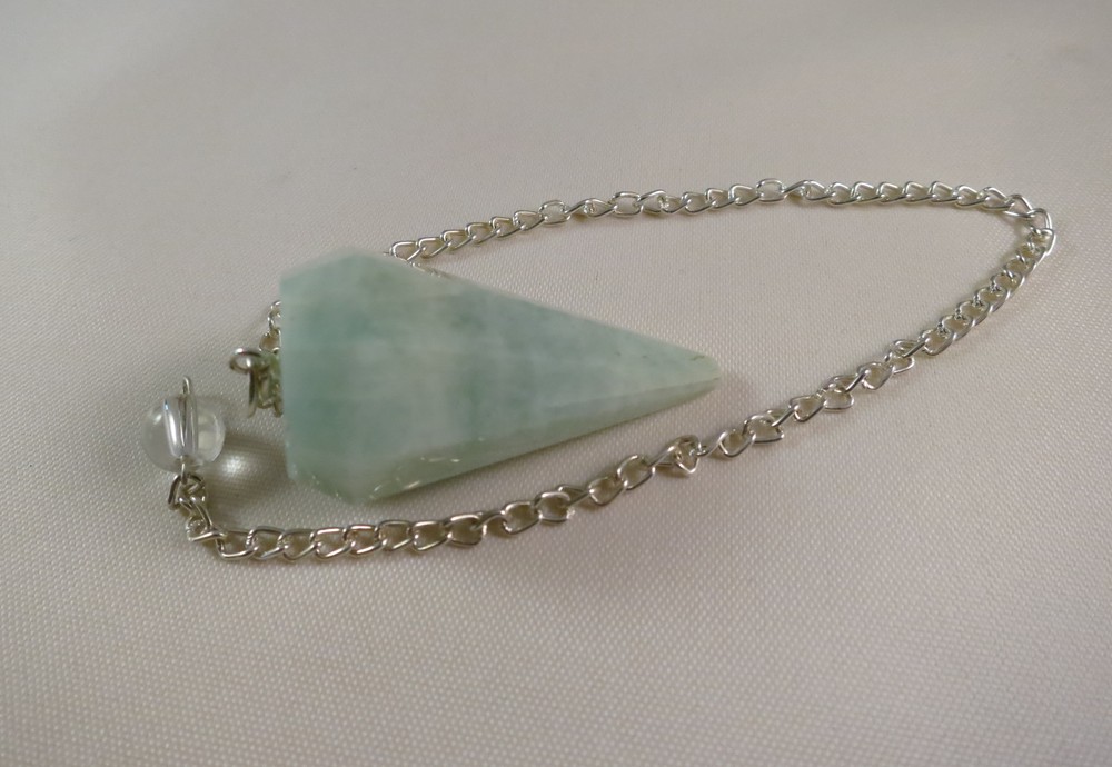 AMAZONITE CRYSTAL PENDULUM