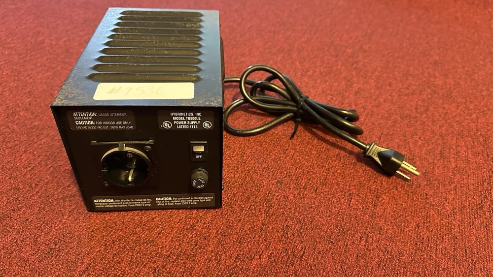 HYBRINETICS  Step Up Voltage Converter - 500W US Plug
