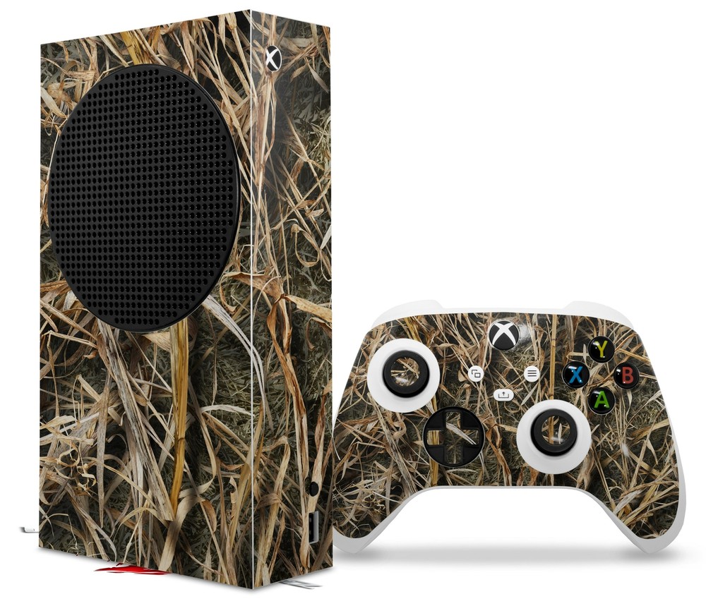 Skins XBOX Series S Console Controller WraptorCamo Grassy Marsh Camo