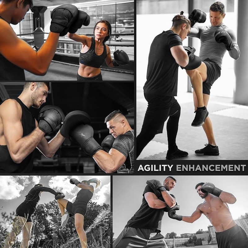 Enhanced Precision Focus Pads Boxing MMA Kickboxing Training Durable Sweat-Free