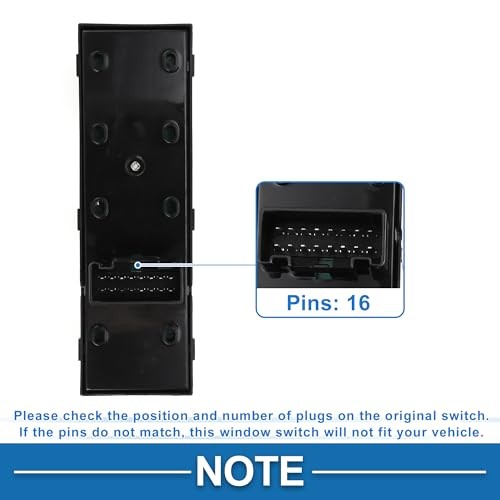 Power Window Switch Front Left Driver Side Window Control Switch for Kia