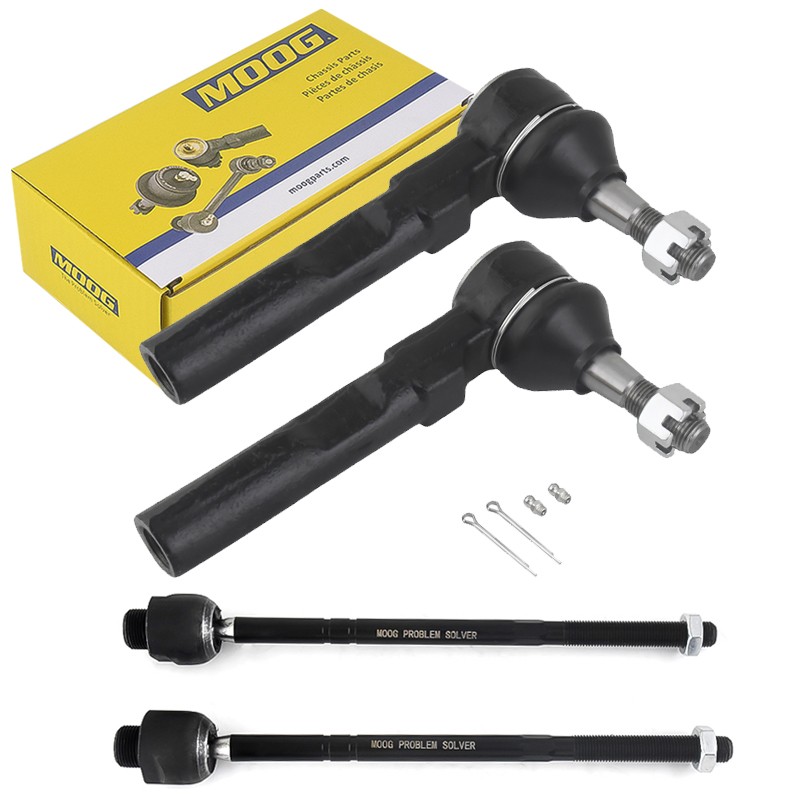 4Pack MOOG Front Inner & Outer Tie Rod For Sierra 1500 Silverado 1500 2WD