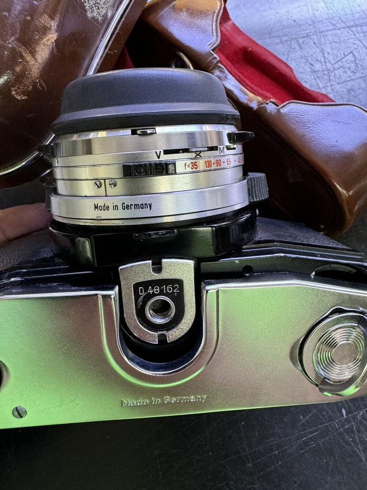 Zeiss Ikon Contaflex Camera Vintage With Case Untested