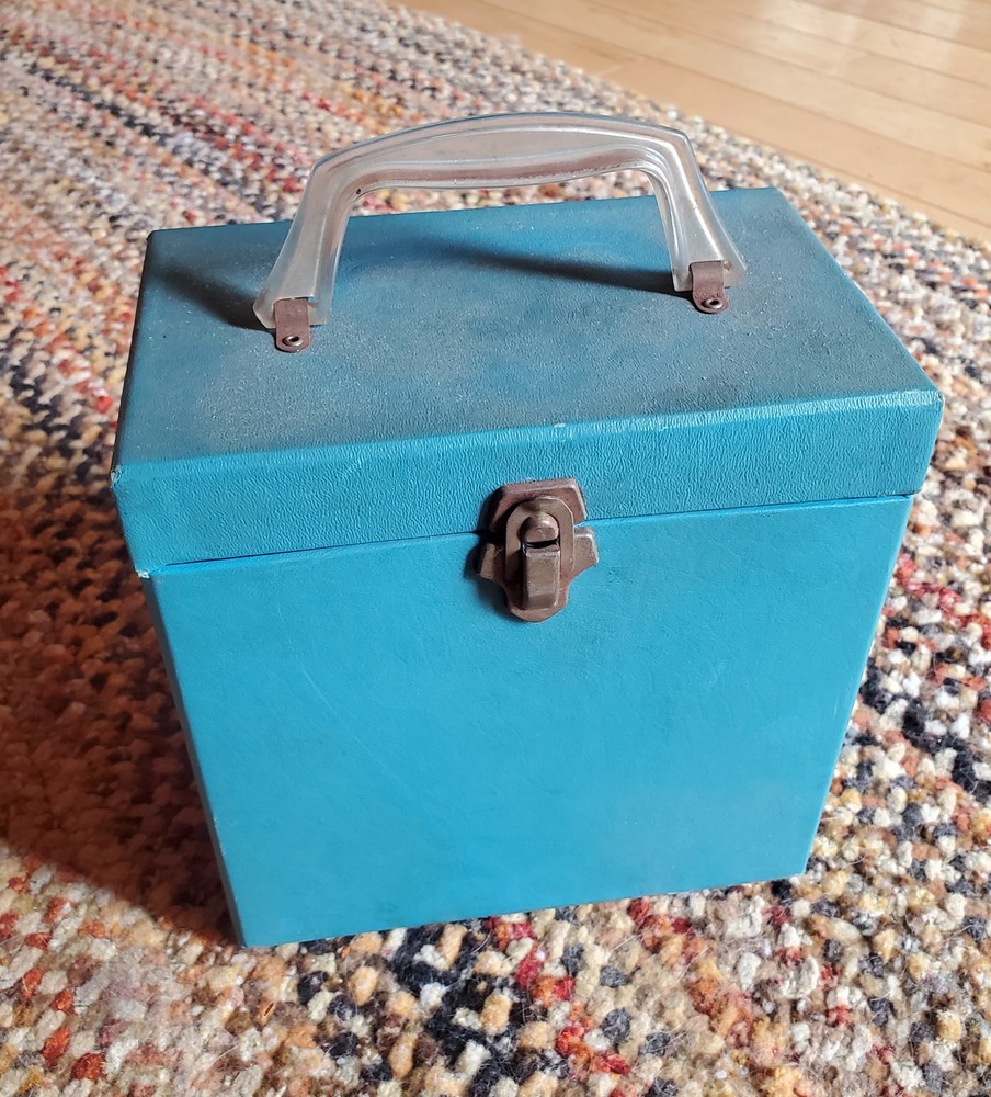 Vintage Cardboard 45 Record Holder Storage Carrying Case