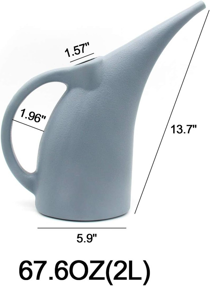 Plant Watering Can - 1/2 Gallon - Grey