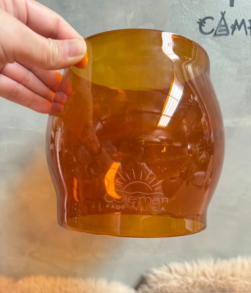 Coleman 236 237 238 290 295 lantern Amber globe borosilicate Replacement