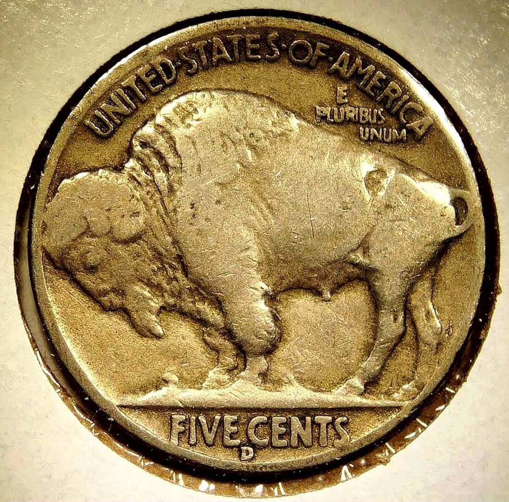 1937-D Buffalo Nickel 5 Cent
