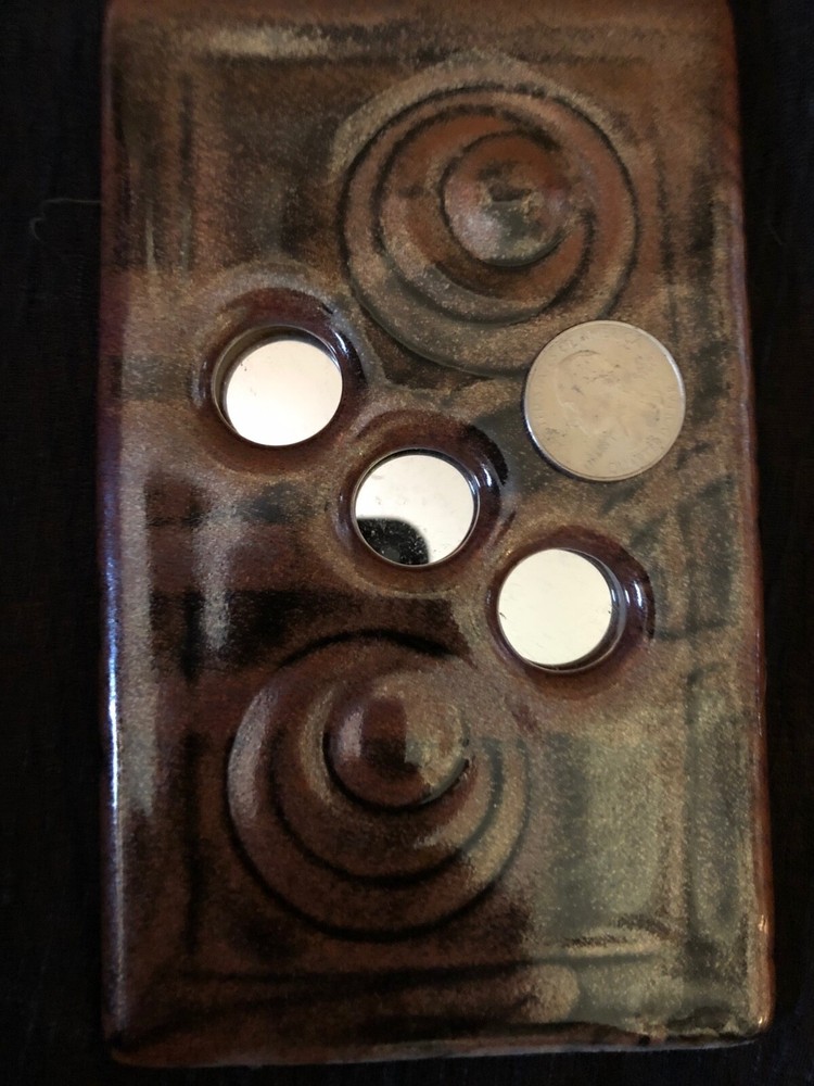 Mirror. Brown Ceramic Circa 2012.