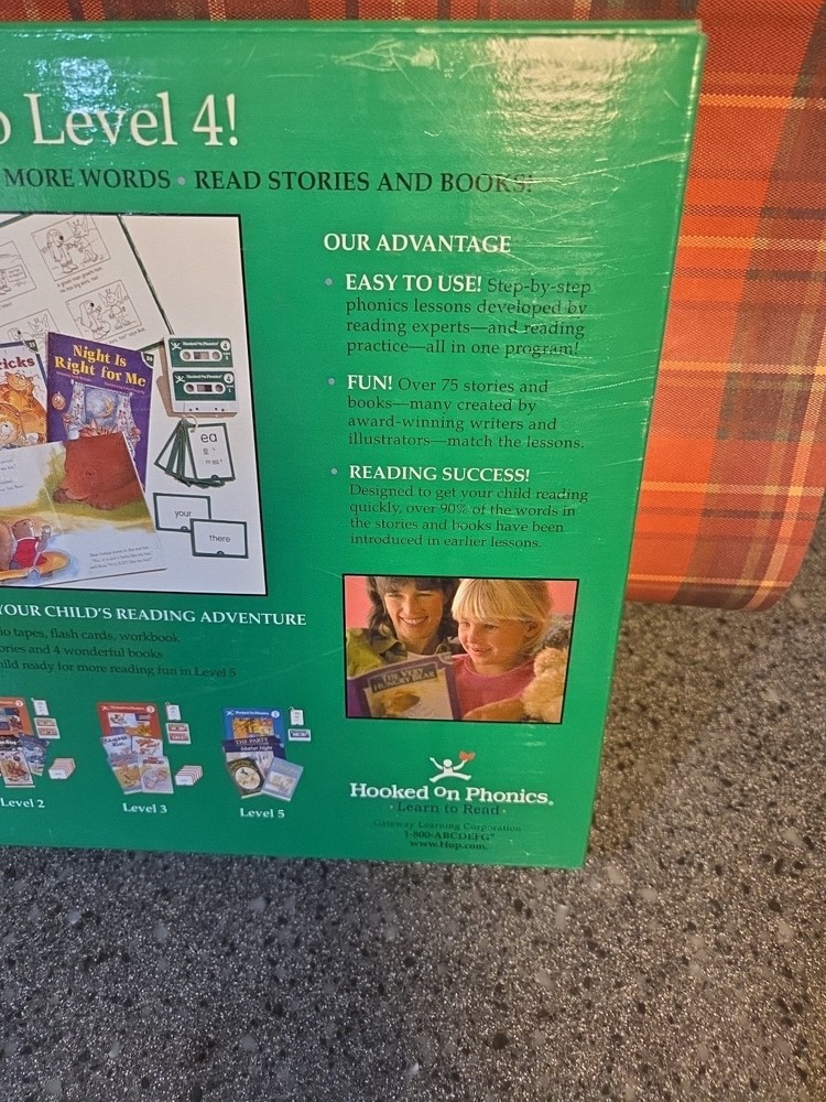 Hooked On Phonics- Level 4- Open Box But Brand New