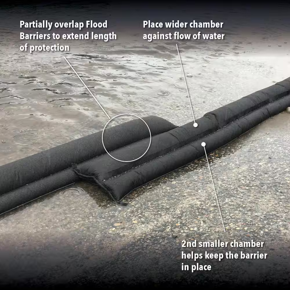 Water Activated 10 Ft. Flood Barrier (8-Pack)
