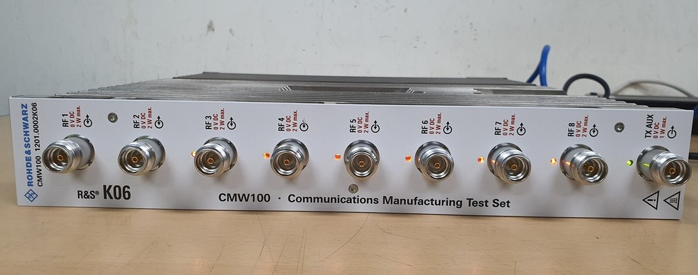 [Use] R&S / CMW100 / Communicatios Test Set, Full opt 5G NR, LTE, WAVE, WLAN etc