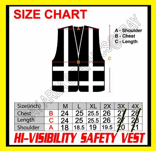 FAA VISUAL OBSERVER DRONE PILOT HI-VISIBILITY SAFETY GREEN VEST REFLECTIVE
