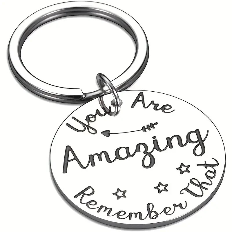 You Are Amazing Remember That Keychain