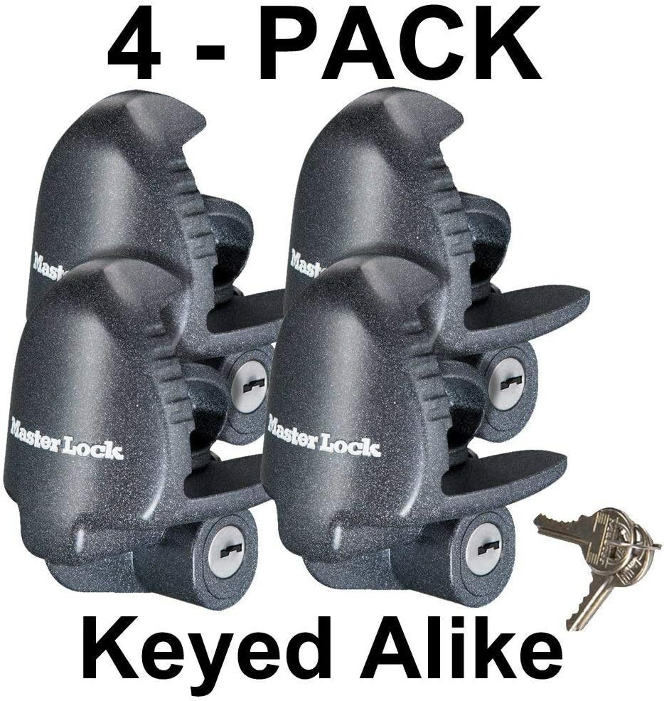Master Lock - (4 Keyed Alike Universal Trailer Coupler Locks