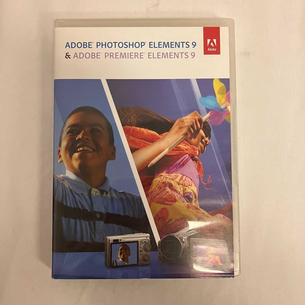 Adobe Photoshop Elements 9 & Adobe Premiere Elements 9 Complete w/ Code
