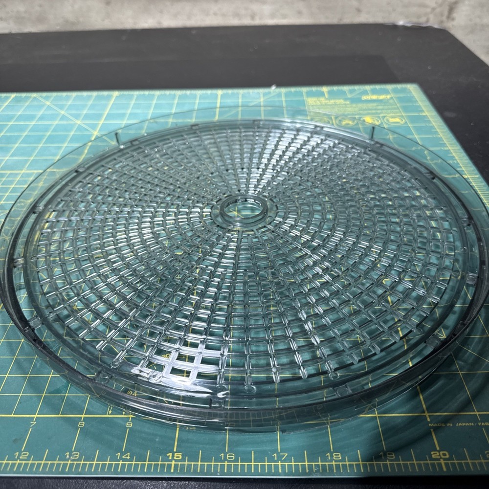 MAGIC CHEF Dehydrator 2 Replacement TRAYS Round Gray Plastic 13"