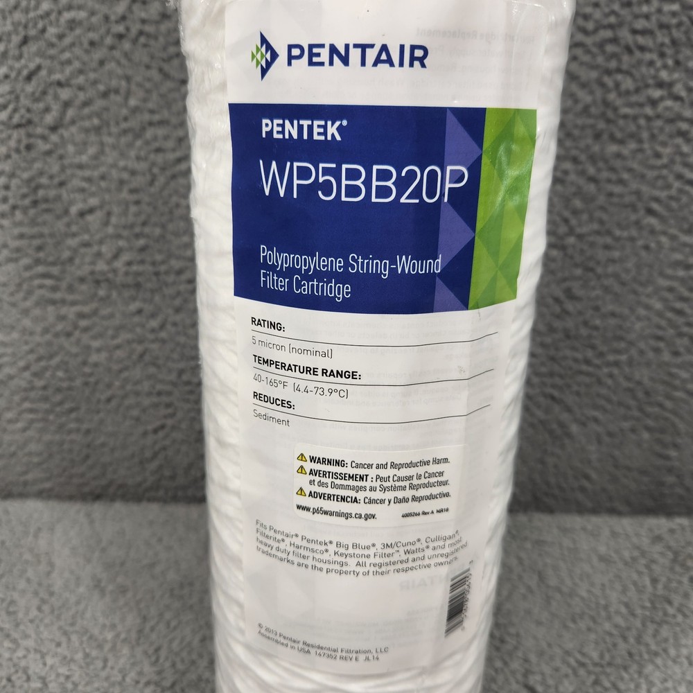 Pentek WP5BB20P String Wound PolyPropylene Filter