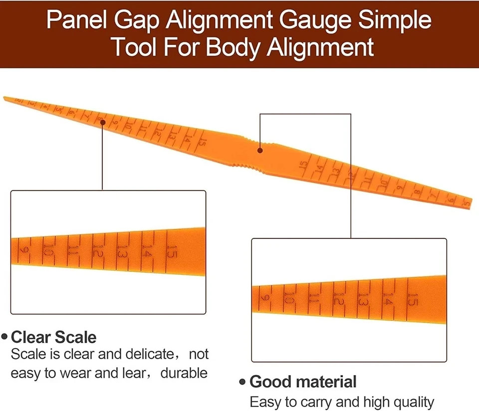 Panel Gap Alignment Gauge,Door Panel Gap Alignment Simple Measuring Tool Taper