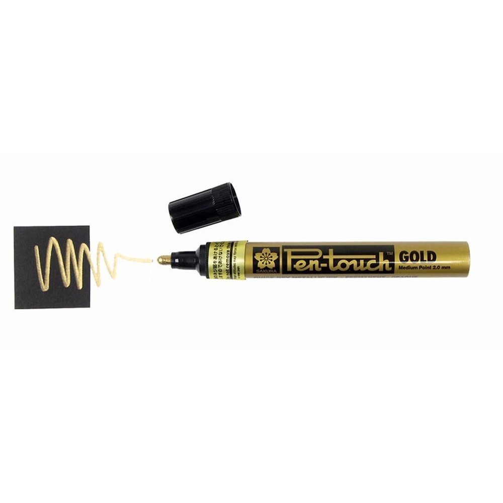 Sakura Pen-Touch Opaque Marker Medium Point Metallic Gold
