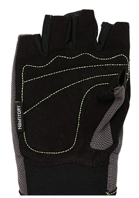 Nike Men's Fundamental Training Gym Gloves, Size Medium, Black/White