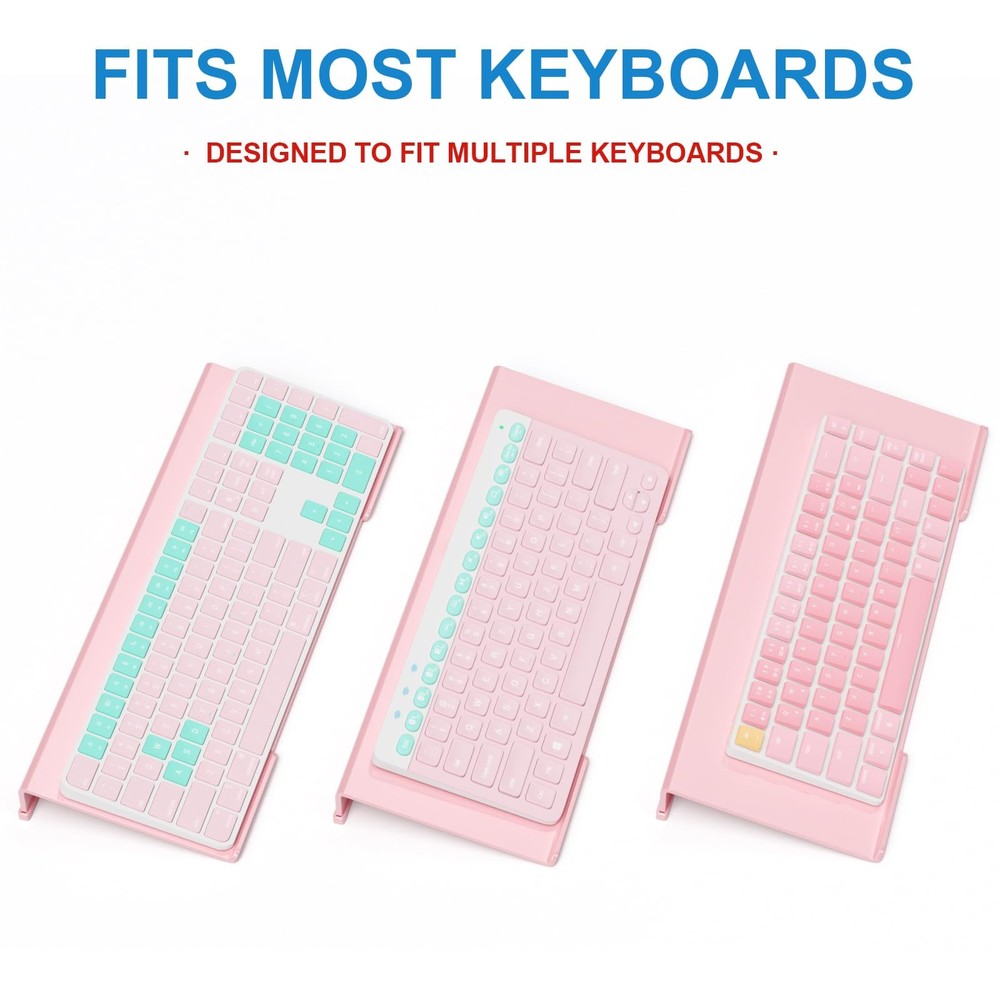 Comfortable Computer Keyboard Stand - Ergonomic Keyboard Riser Acrylic Tilted...