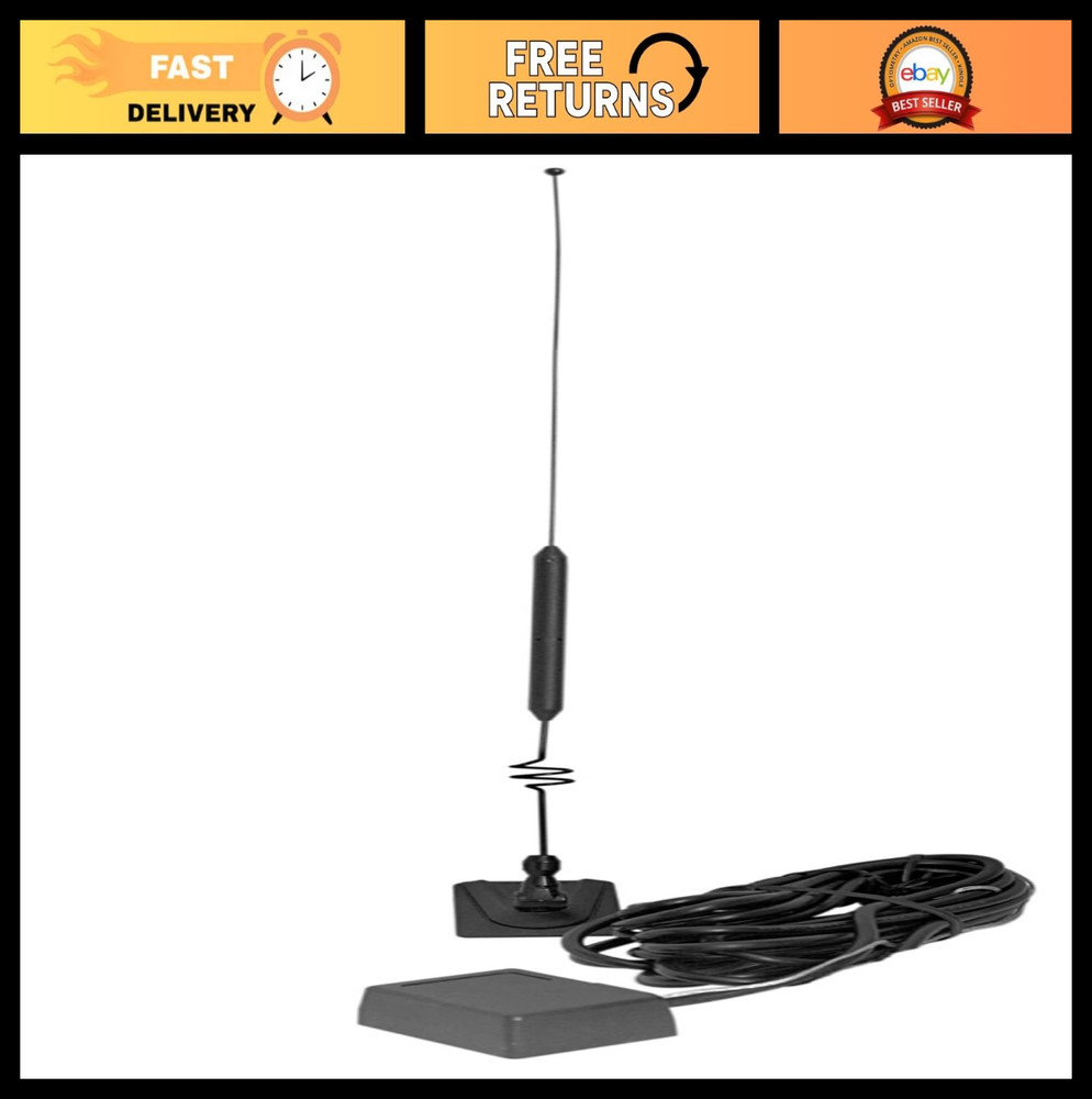 On-Glass CB Antenna for Clear Reception, Easy Installation, Vehicle Accessory