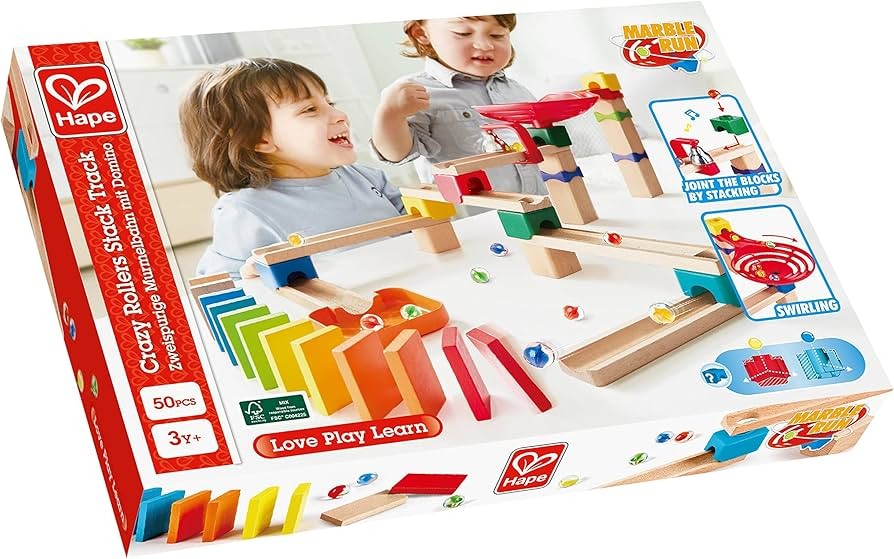 Hape Marble Run Crazy Rollers Stack Track
