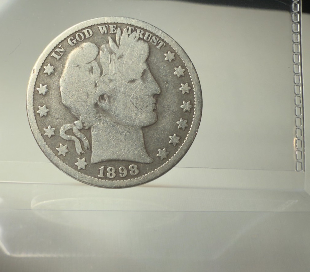 1898-O Barber Silver Half Dollar Nice Circulated Example Key Date