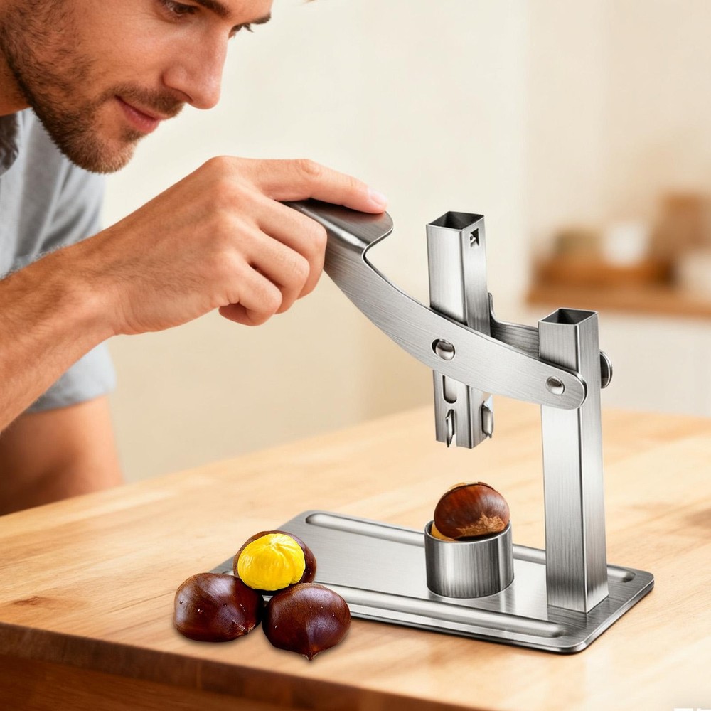Chestnut Peeler Stainless Steel Cracker Tool Portable Nutcracker For Improved