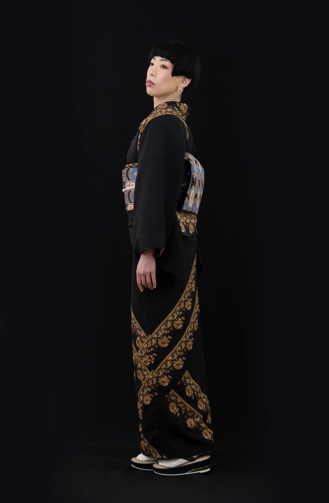 Lined Kimono (Flower Line) SAK-SMK200927