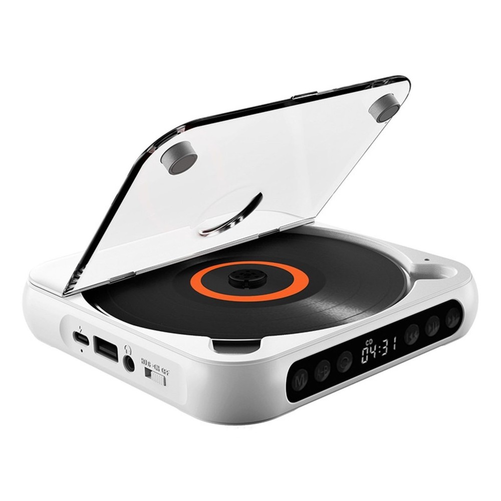 1PC Versatile CD Player 5V2A BT 5.3 CD/CD-R/CD-RW/MP3/WAV Essential For Learning