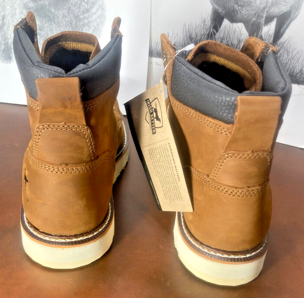 Work Boot Irish Setter Ashby, Model 83651, 6" Soft Toe Nubuck Full Grain Leather