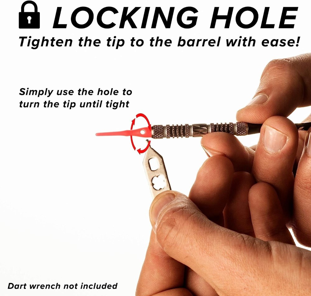 Viper Dart Accessory: Tufflex III 2BA Thread Soft Tip Dart Points (1000 Packs)