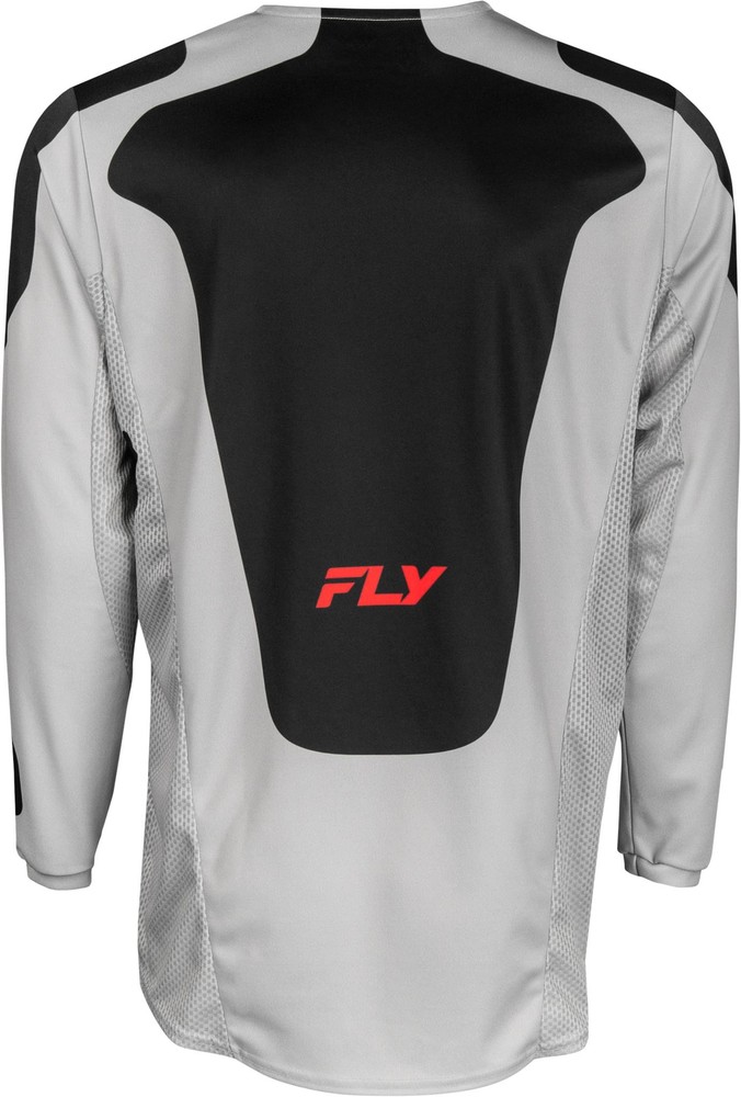Kinetic Sym Jersey Light Grey/Red/Black Sm