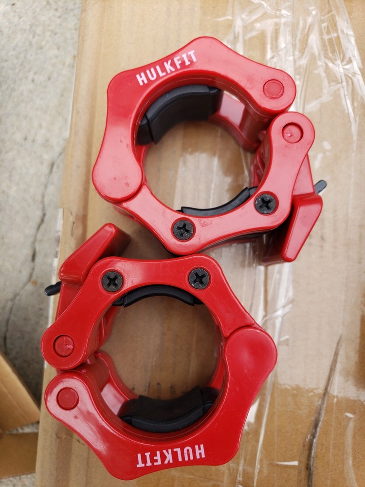 Hulkfit Clamp Collars RED 1 PAIR