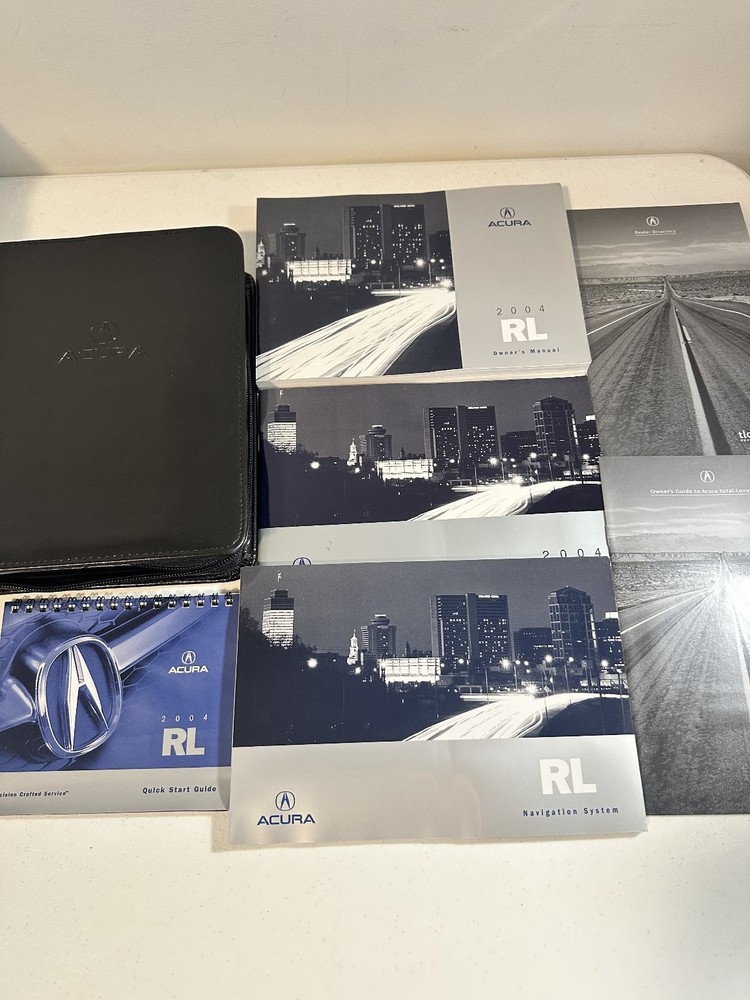 2004 Acura RL Owners Manual Set