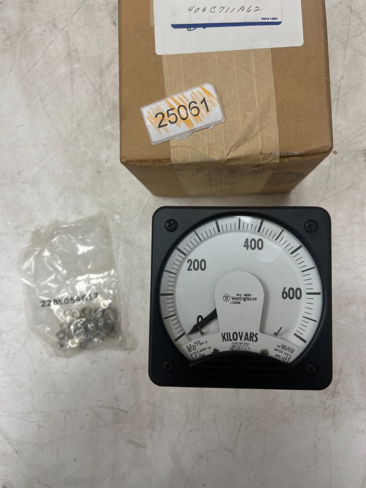 Westinghouse KP241 Kilovars Panel Meter