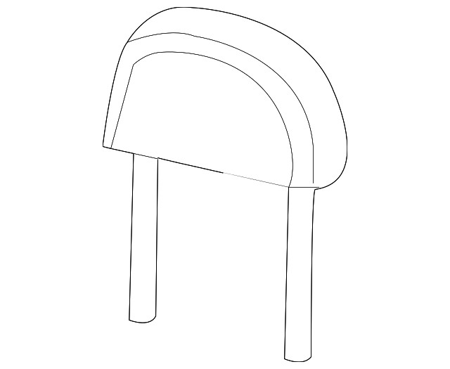Genuine Ford Headrest 3L2Z-78611A08-EAB